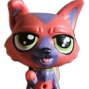 LPS Littlest Pet Shop Mini Barden Barclay German Shepard Dog #4138 Green Eyes